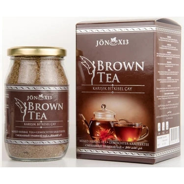 Brown Tea in Jar